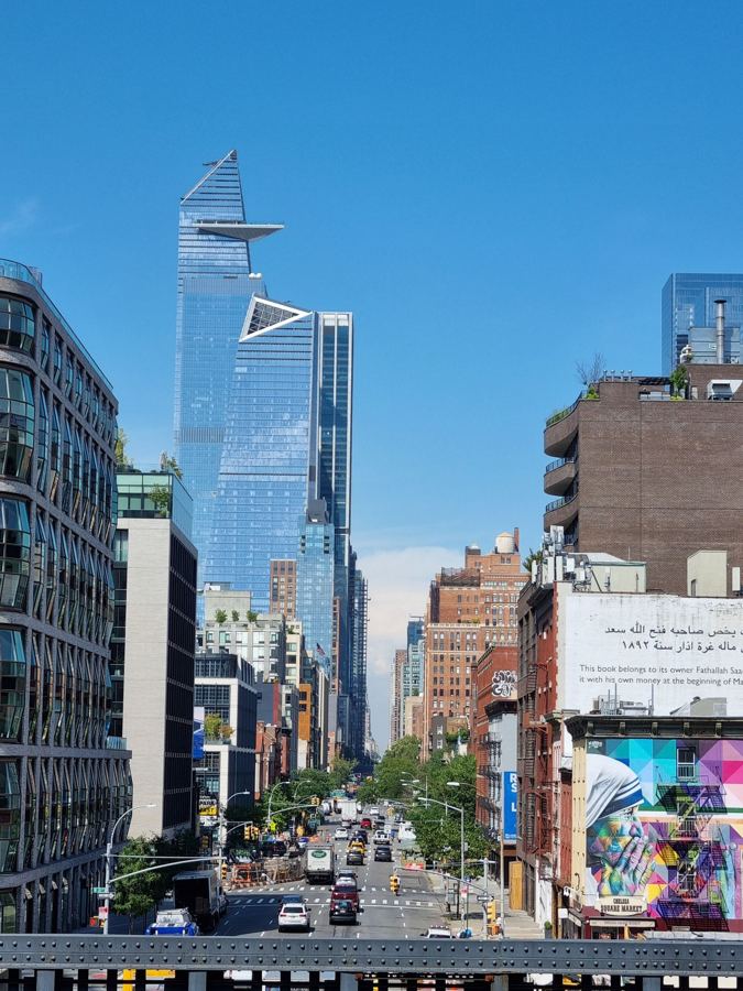 30 Hudson Yards and its Edge observation deck above a West Side street