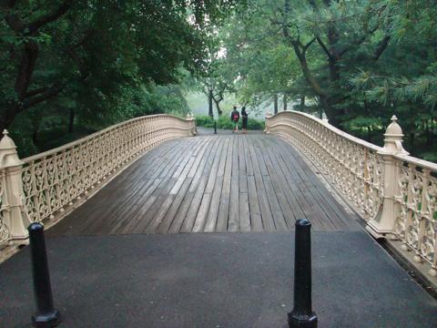 Pinebank Arch, the cast-iron footbridge over the bridle path in Central Park